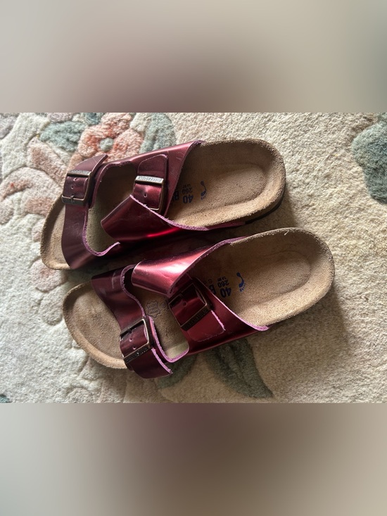 Shoes - Birkenstock red sandals size 40